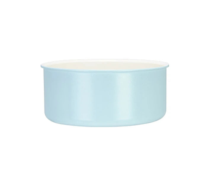 chef power nonstick nontoxic cookware set 19pcs light blue pots and pans with clip handle sauce pans